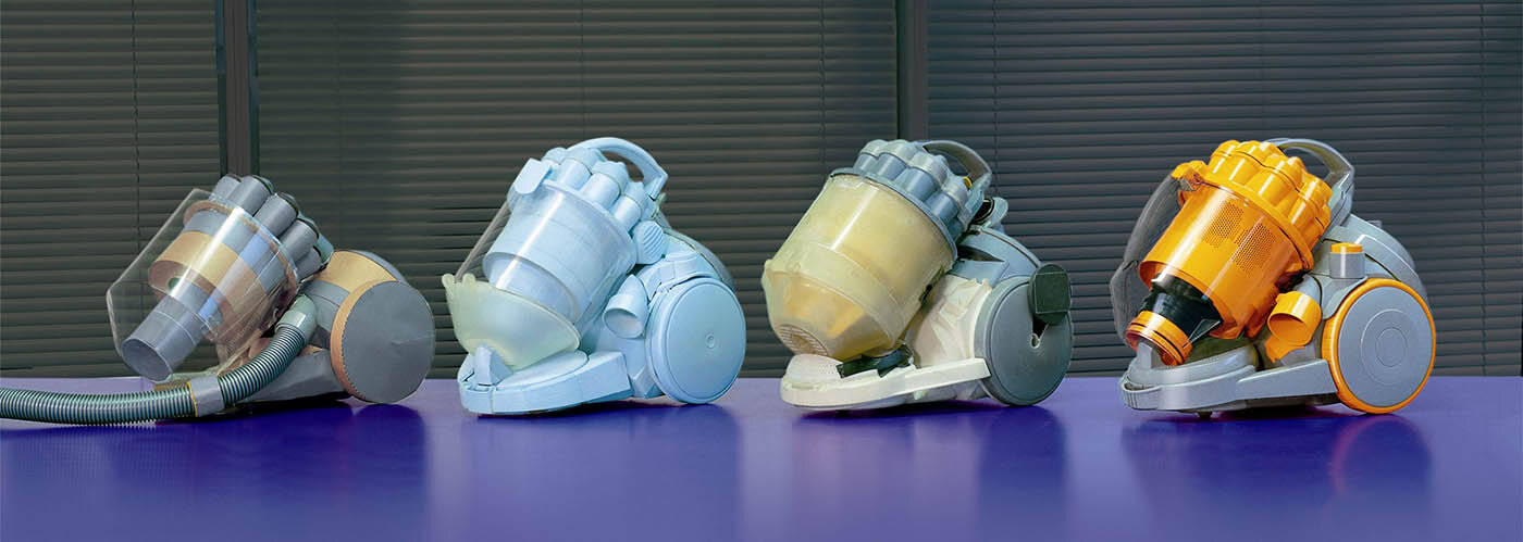 4 prototypes of the Dyson vacuum motor